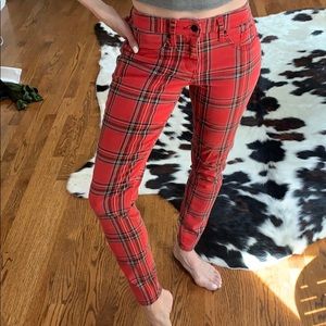 Plaid pants
